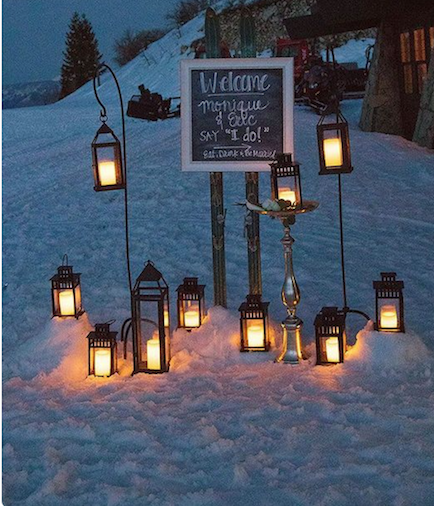 ideas originales bodas invierno