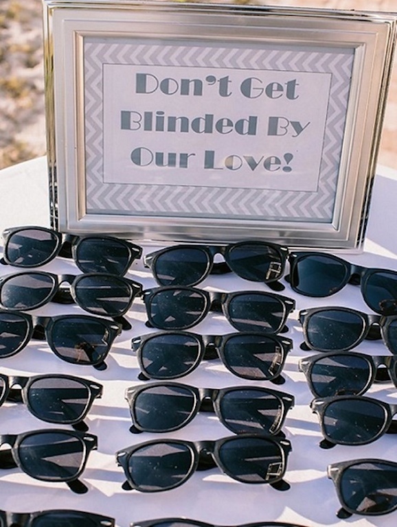 gafas sol detalle boda