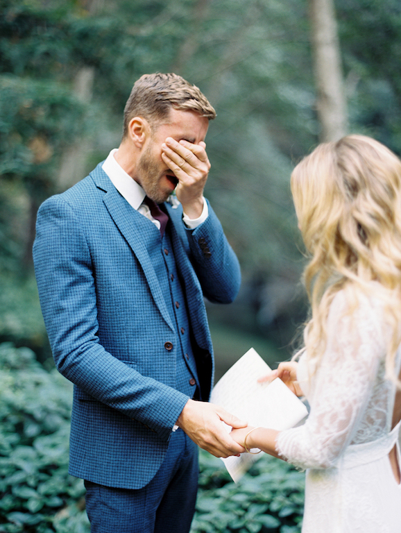 emoción votos novios ceremonia