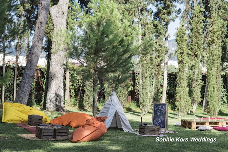 tipis niños boda