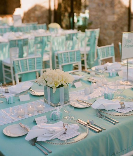 Boda azul Tiffany