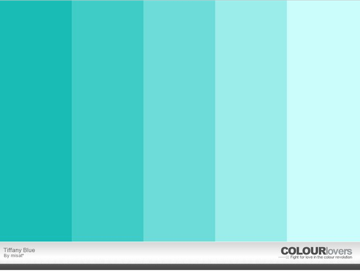 Pantone azul Tiffany