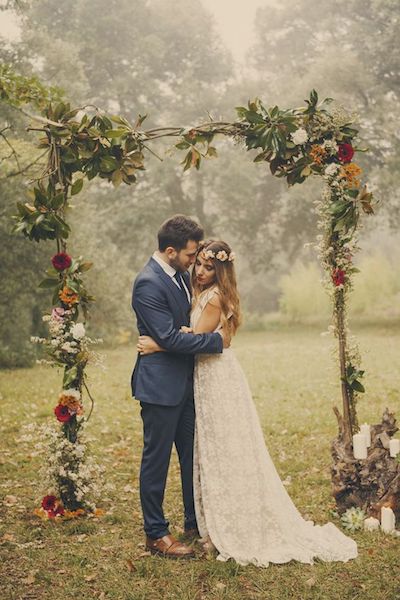 ceremonia boda otoño