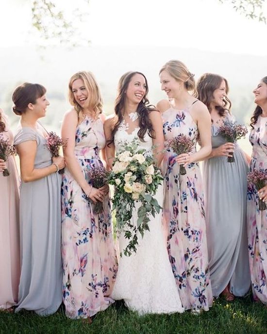 El color para las damas de honor en 2018 - Sophie Weddings