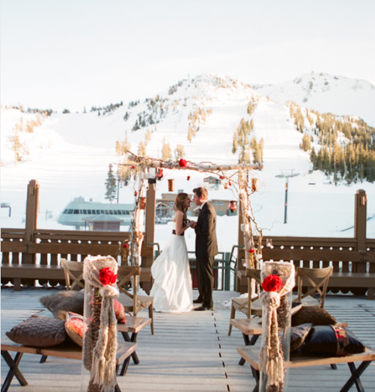 Boda en la nieve