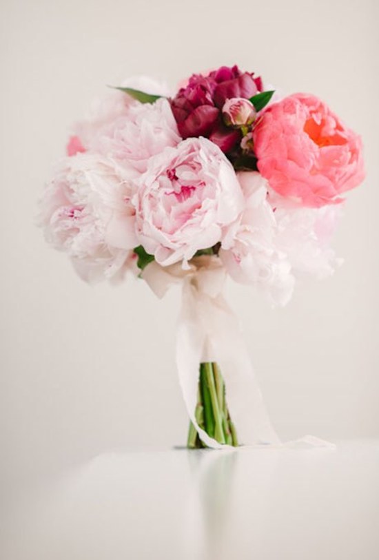 peony wedding bouquet