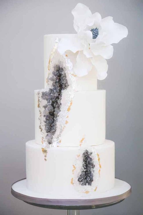 pasteles geodas bodas 2018