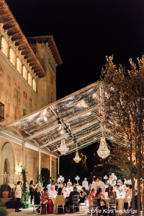 boda Sophie Kors iluminación carpas