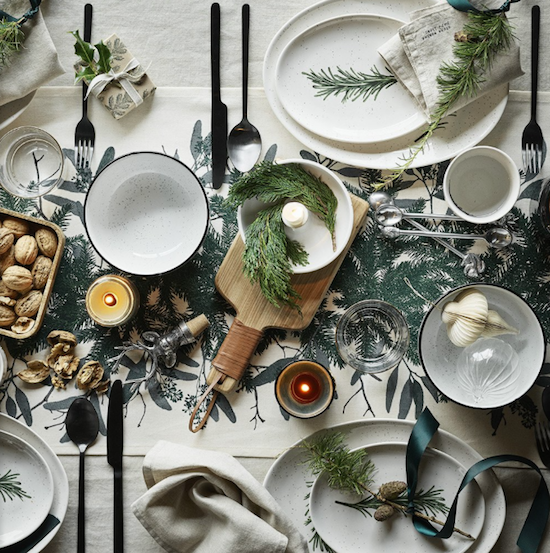 mesa boda invierno