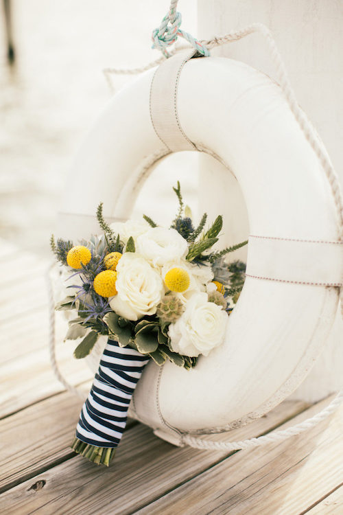 ramo novia boda en barco