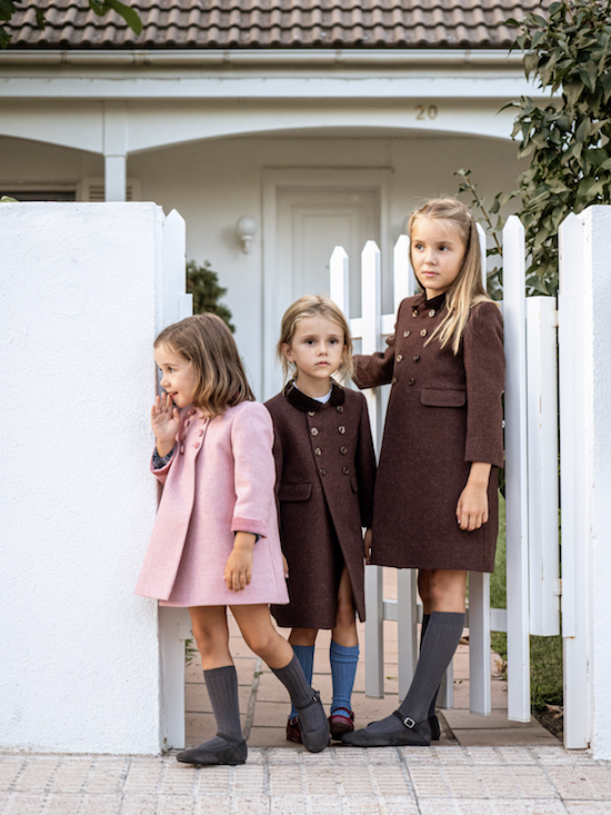 vestir a los niños en bodas otoño -invierno Sophie Kors