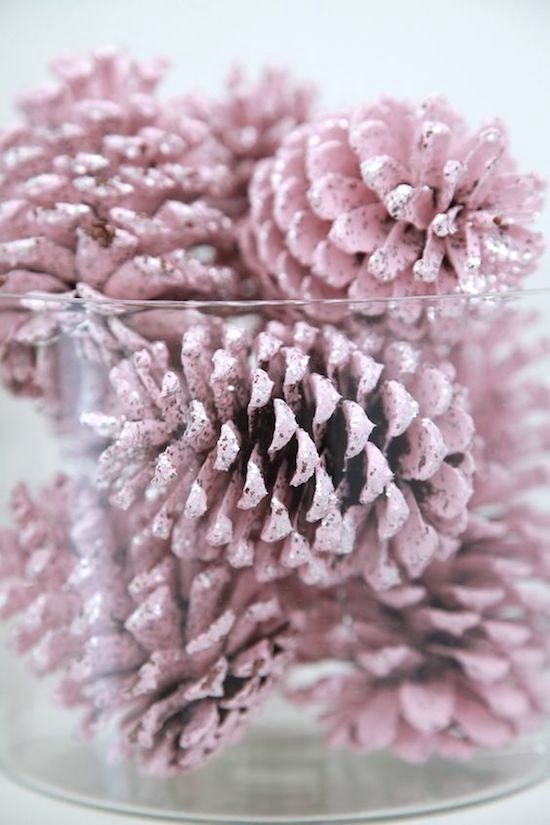 adornos rosa árbol navidad 