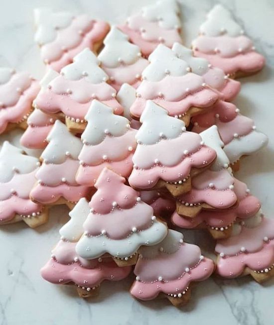 galletas navideñas rosa 