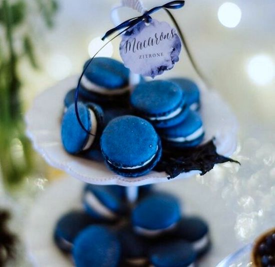 macarons classic blue bodas 2020 candy bar